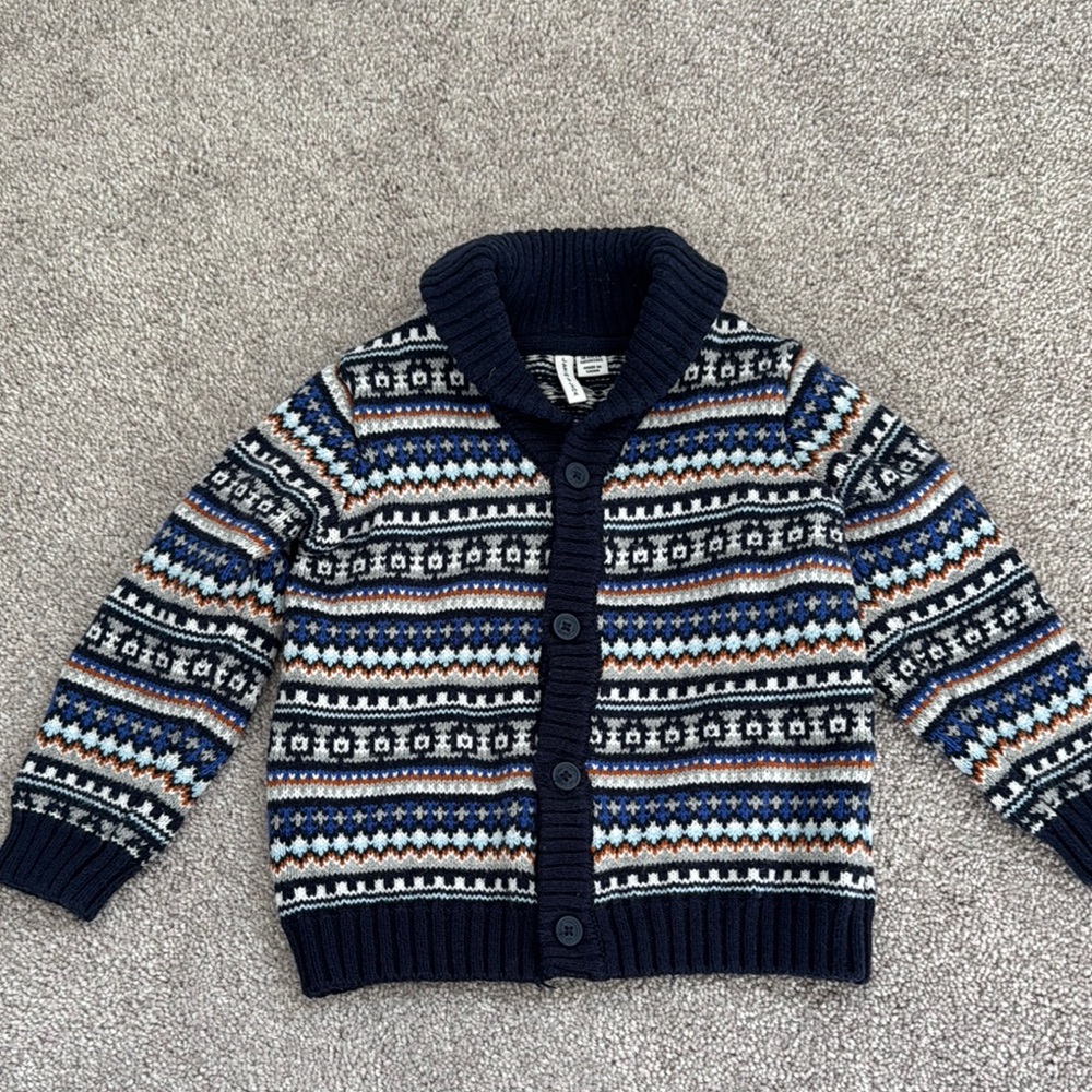 Janie and Jack button down sweater